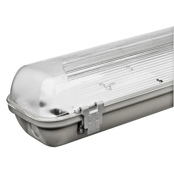 Equipo Estanco Doble 120cm para 2 Tubos Led T8