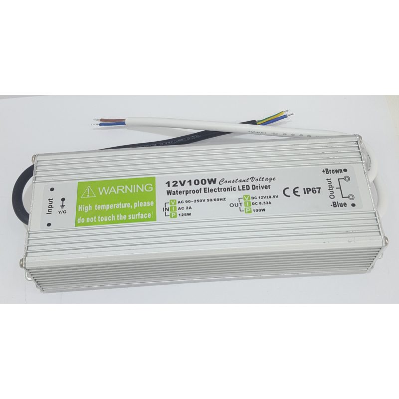 Fuente de Poder 12v 100w IP67