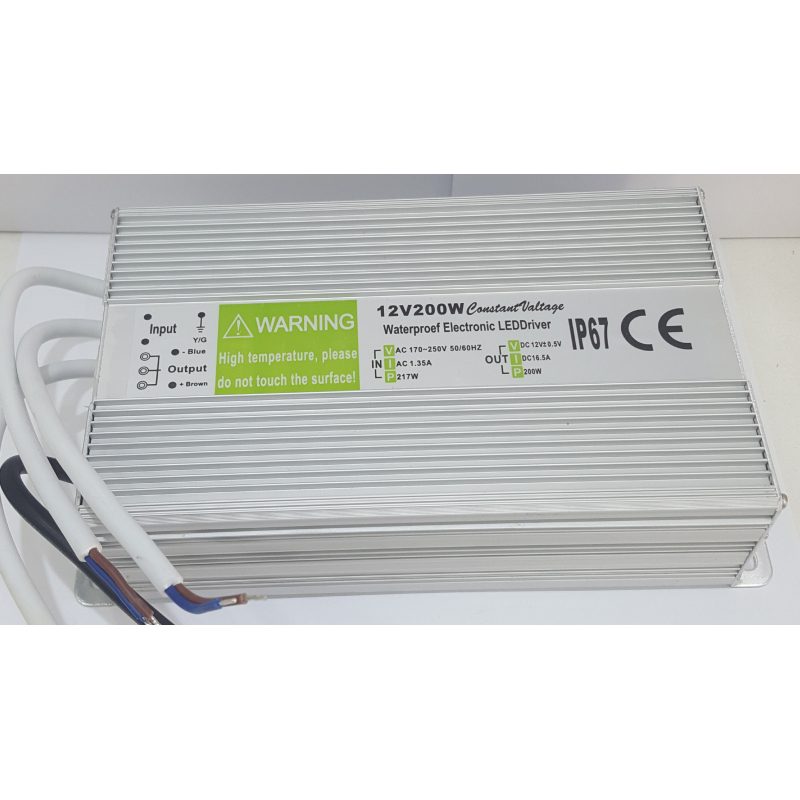 Fuente de Poder 12v 200w IP67