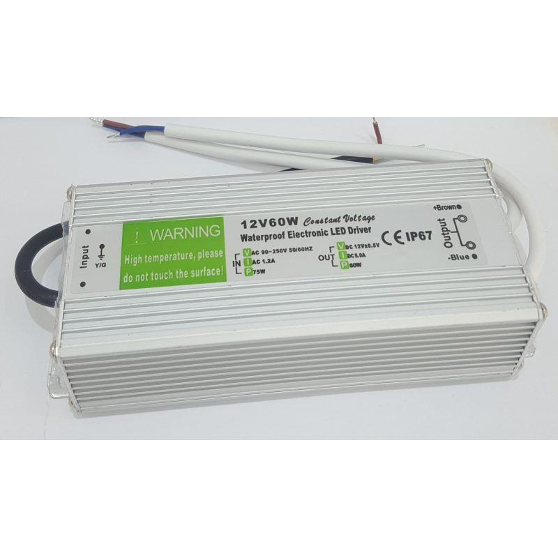 Fuente de Poder 12v 60w IP67