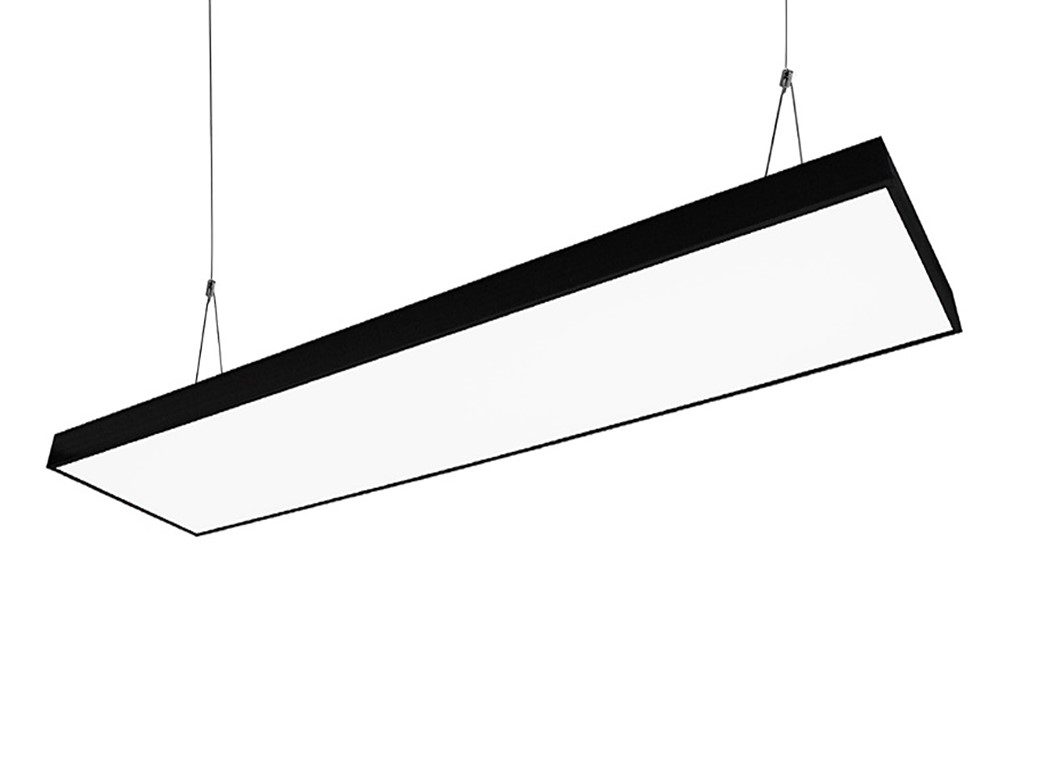Luminaria Lineal LED Negra 90w, 28x120cm, 4000k, 6000k