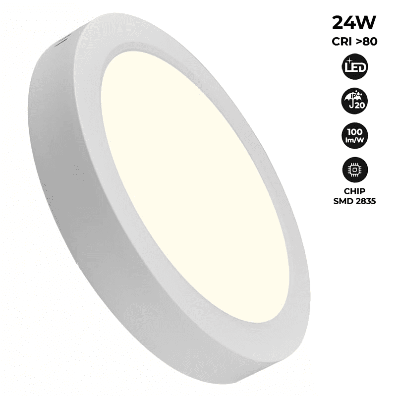 Plafon LED 25W-220V Circular, 3000K/ 4000K/ 6000K
