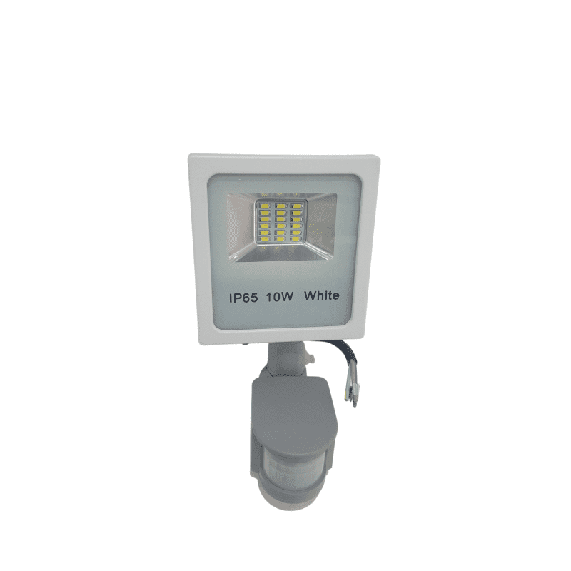 Proyector LED Multichip 10w-220v con Sensor de Movimiento